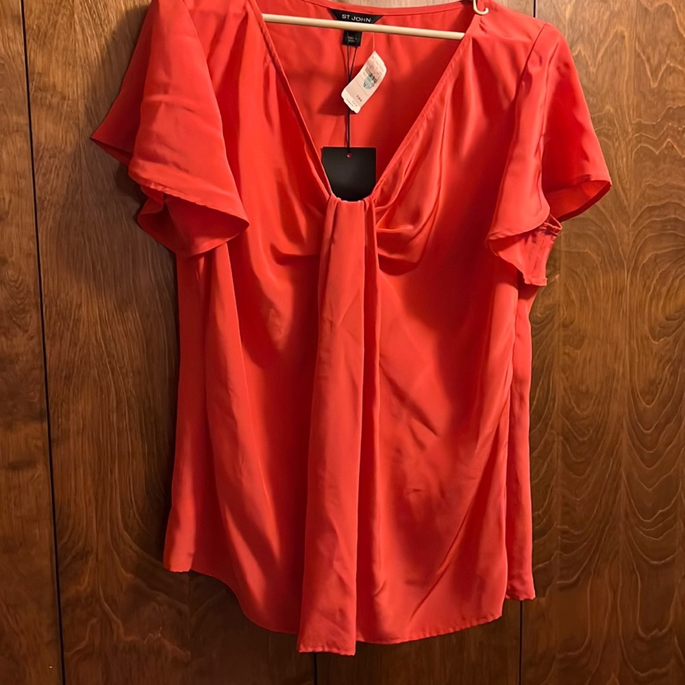 St. John short sleeve top, NWT